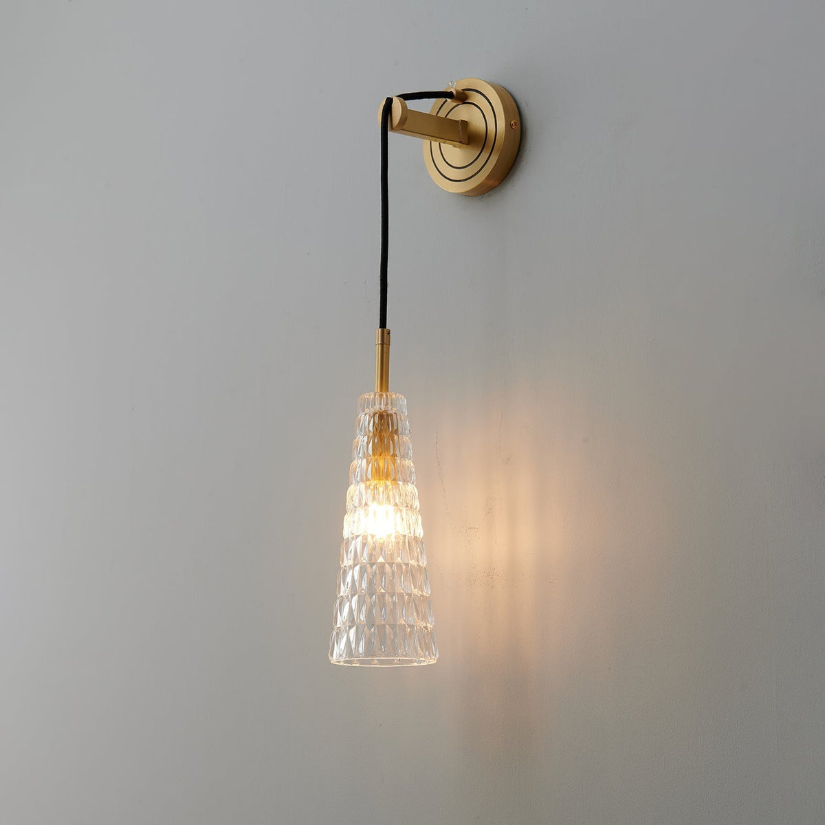 Zodorila modern minimalistisk serie kristallvägglampa