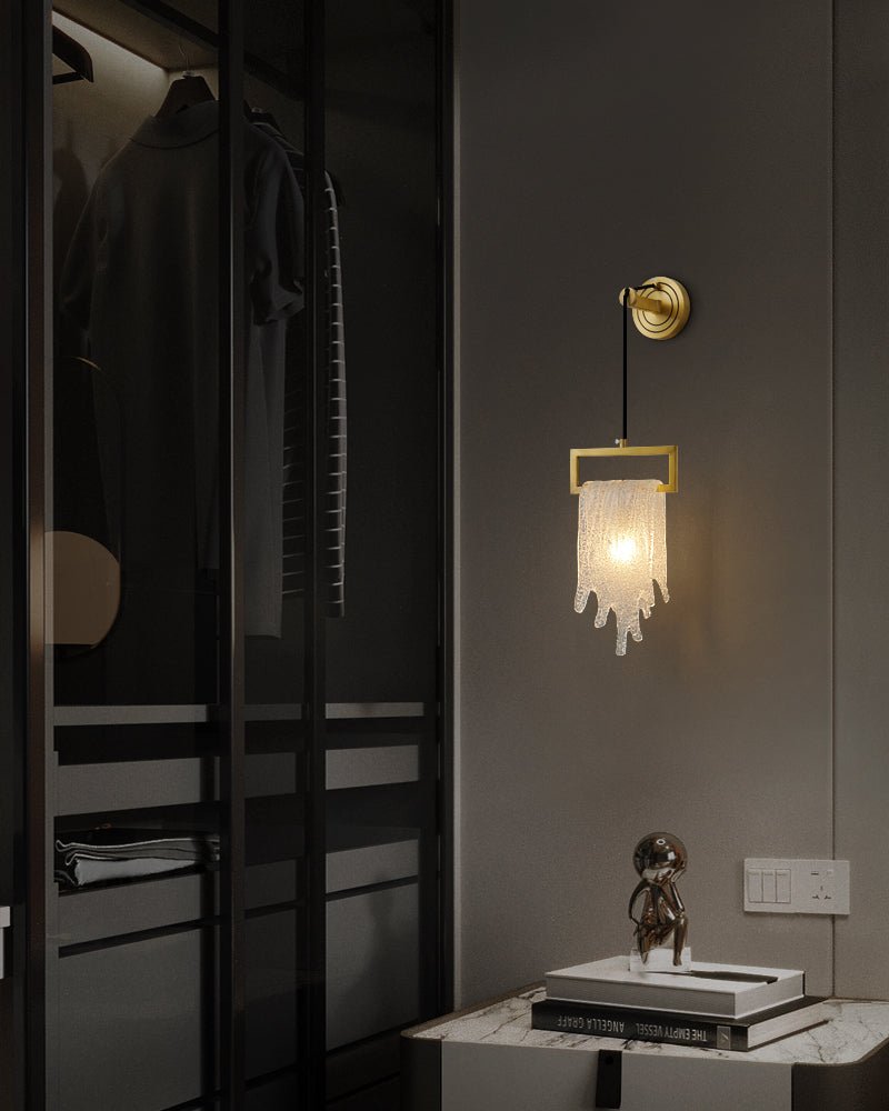 Zodorila modern minimalistisk serie kristallvägglampa