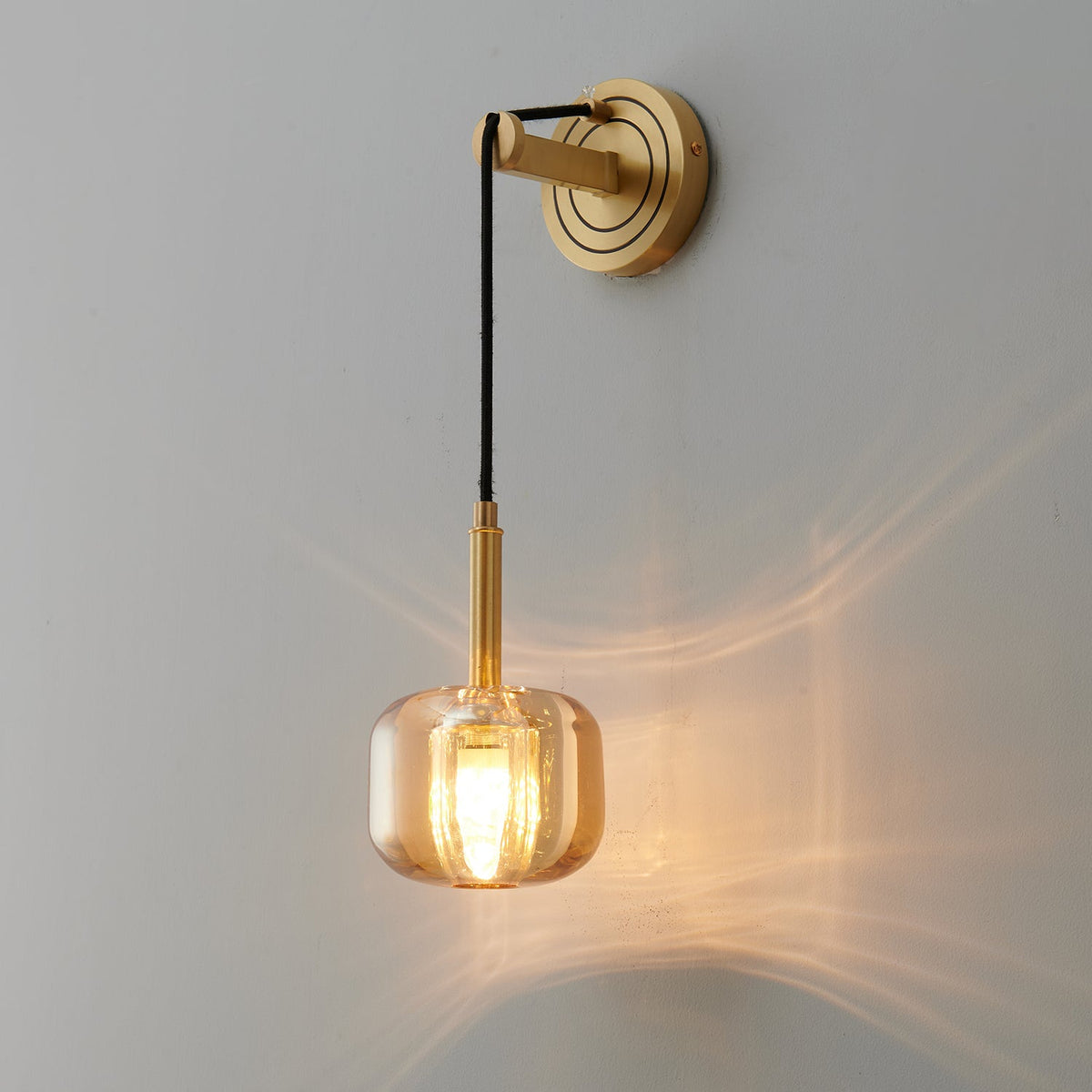 Zodorila modern minimalistisk serie kristallvägglampa