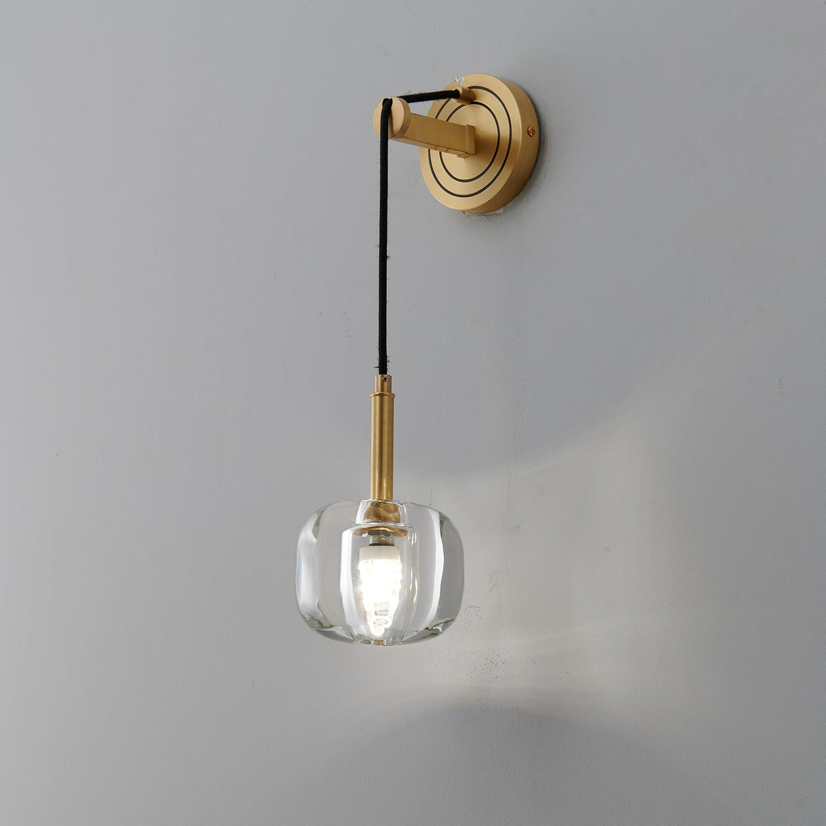 Zodorila modern minimalistisk serie kristallvägglampa