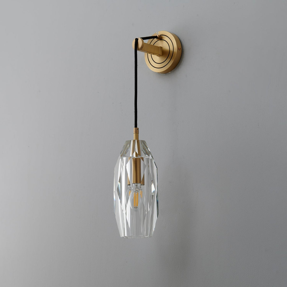 Zodorila modern minimalistisk serie kristallvägglampa