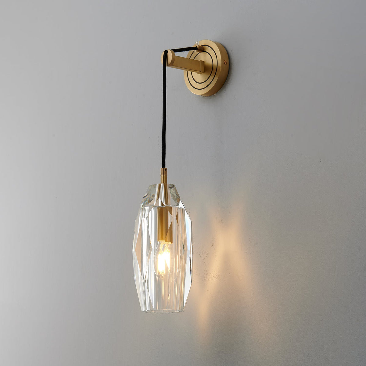 Zodorila modern minimalistisk serie kristallvägglampa
