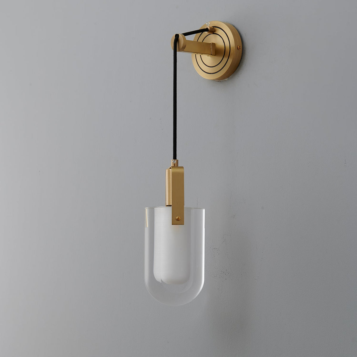 Zodorila modern minimalistisk serie kristallvägglampa