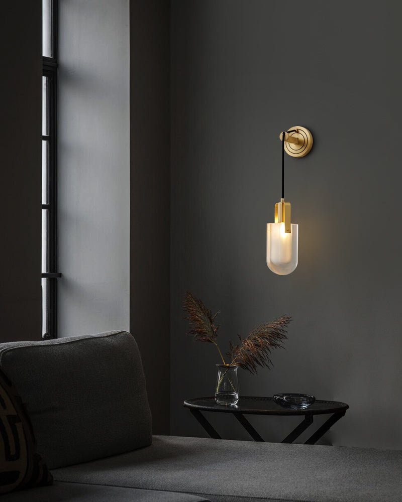 Zodorila modern minimalistisk serie kristallvägglampa