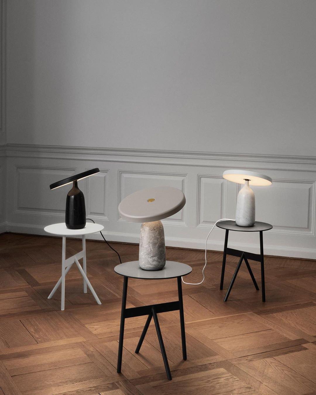 Astrian minimalistisk marmorbordlampe