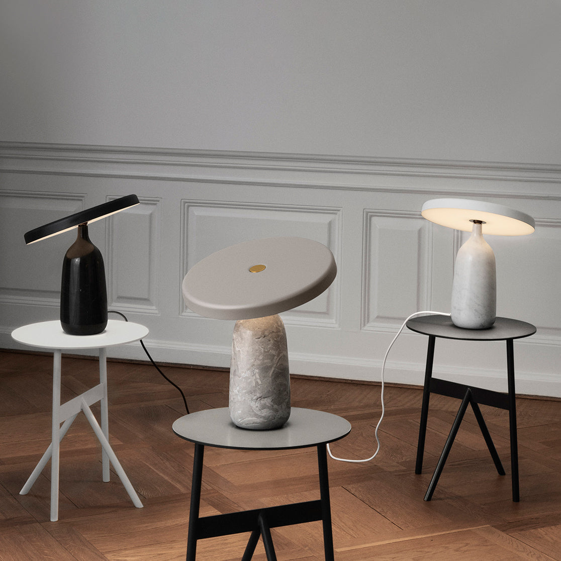 Astrian minimalistisk marmorbordlampe
