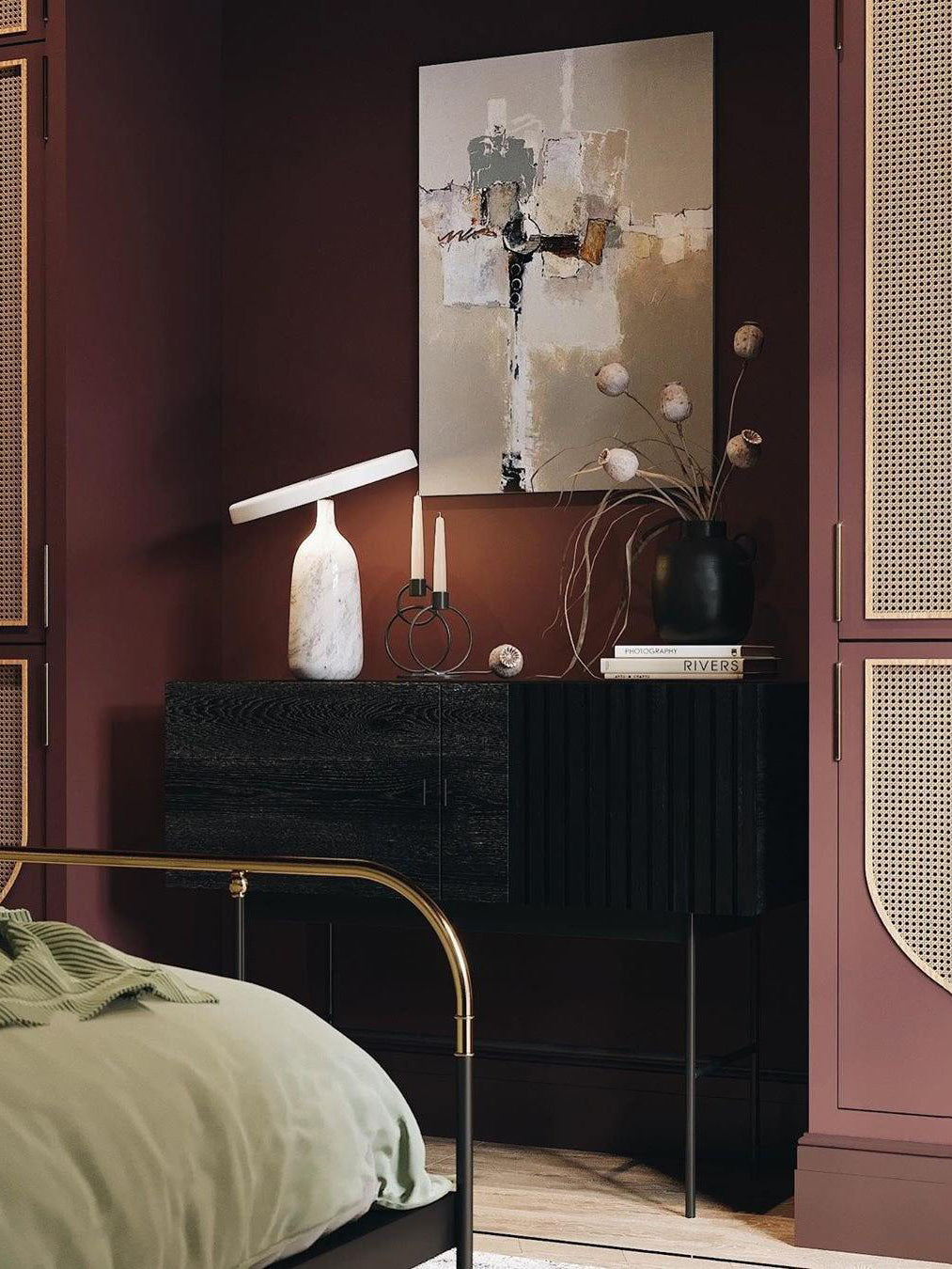 Astrian minimalistisk marmorbordlampe