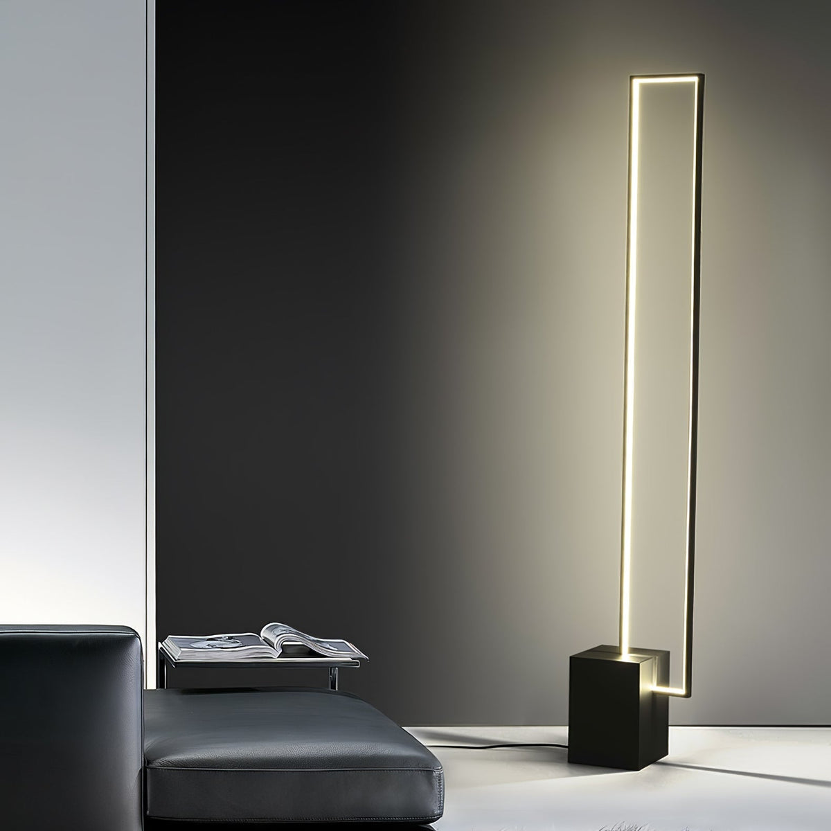 Keloza gulvlampe i aluminium