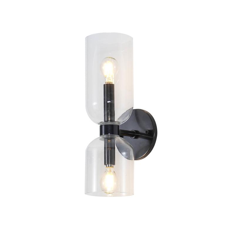 Bryn moderne minimalistisk væglampe i glas