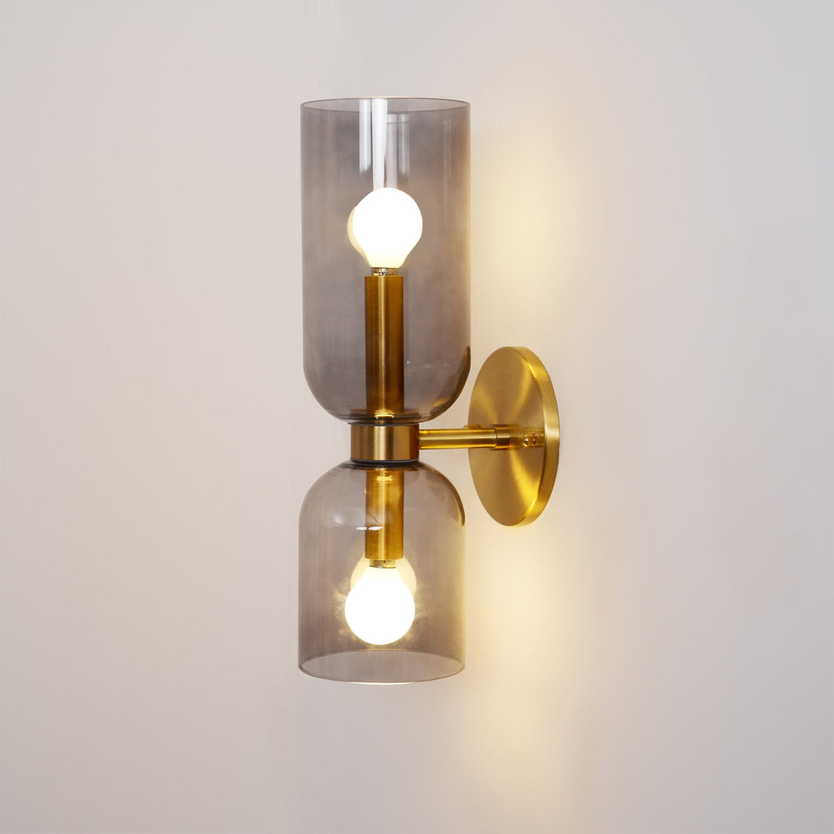 Bryn moderne minimalistisk væglampe i glas