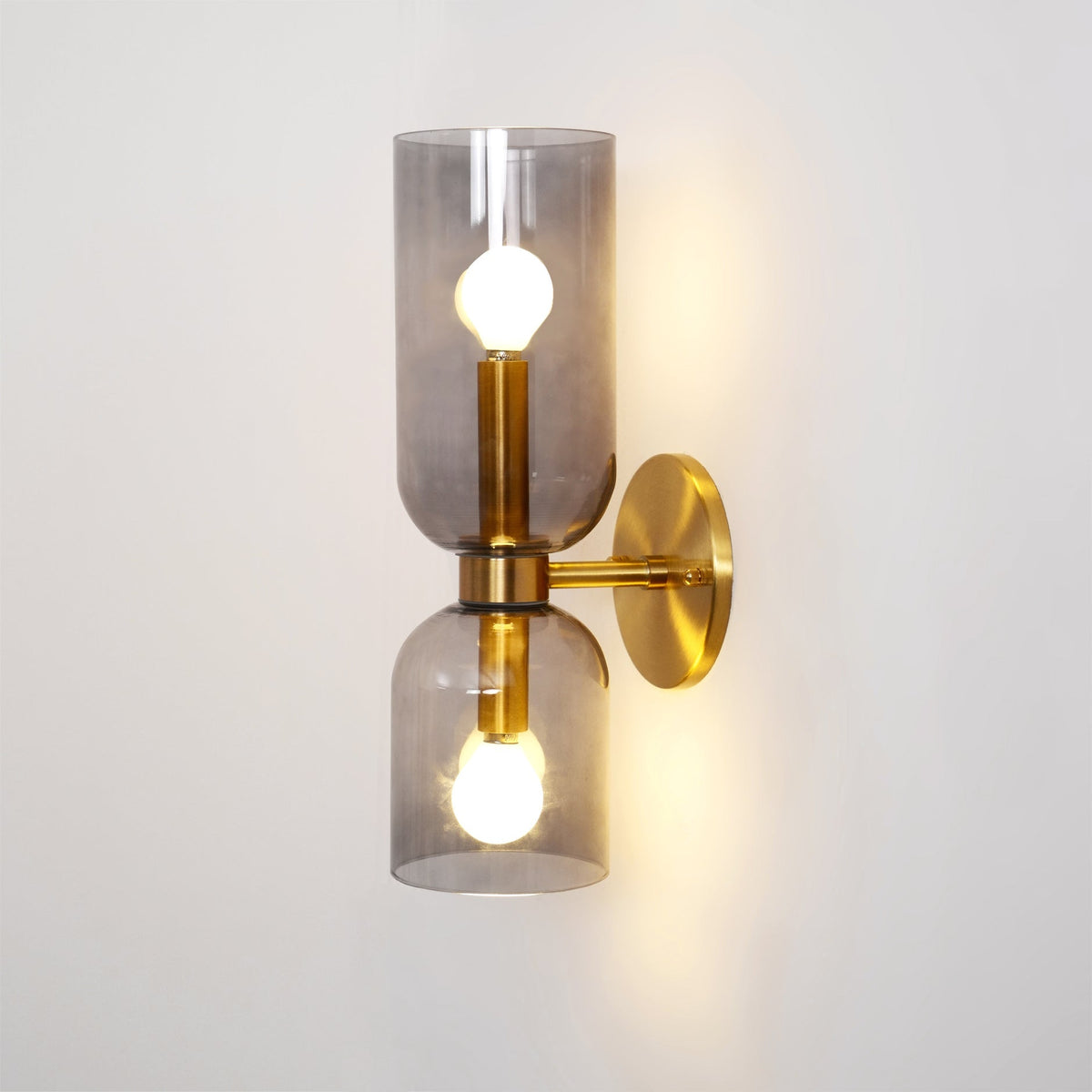 Bryn moderne minimalistisk væglampe i glas