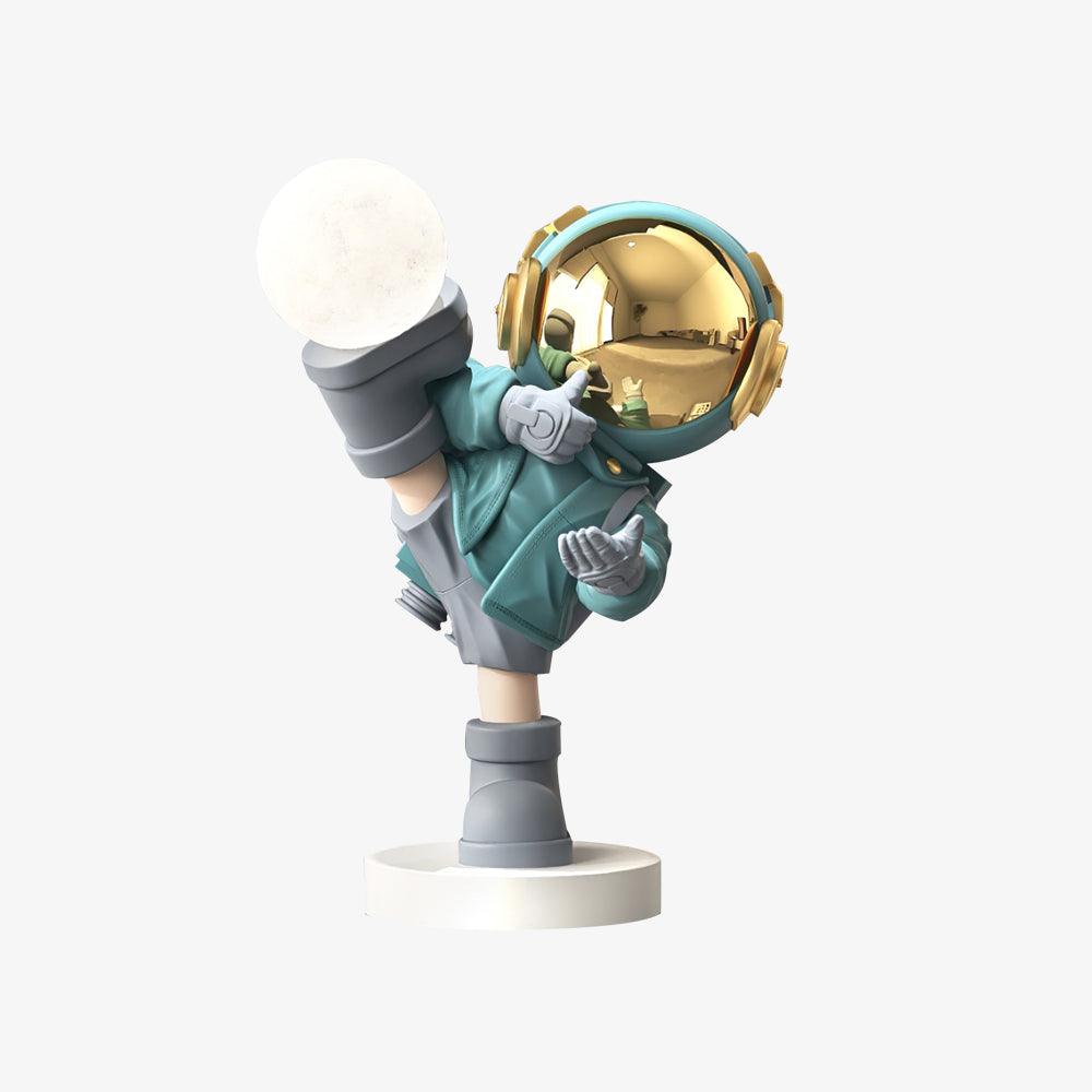 Candeeiro de mesa com figura de astronauta Arloril