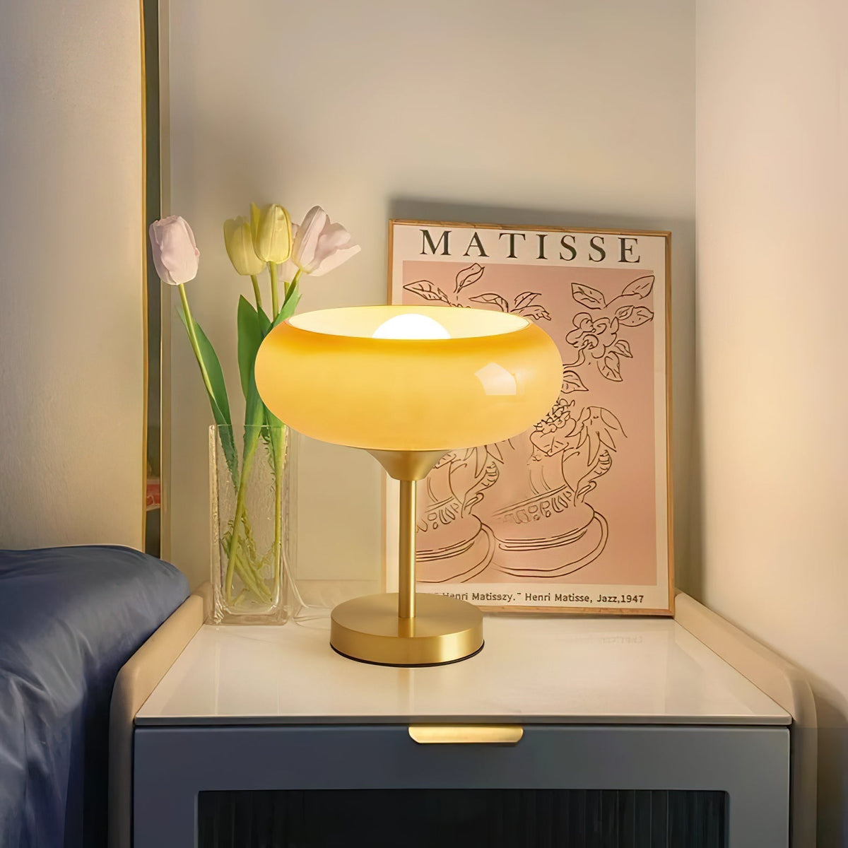 Saffron-bordlampe