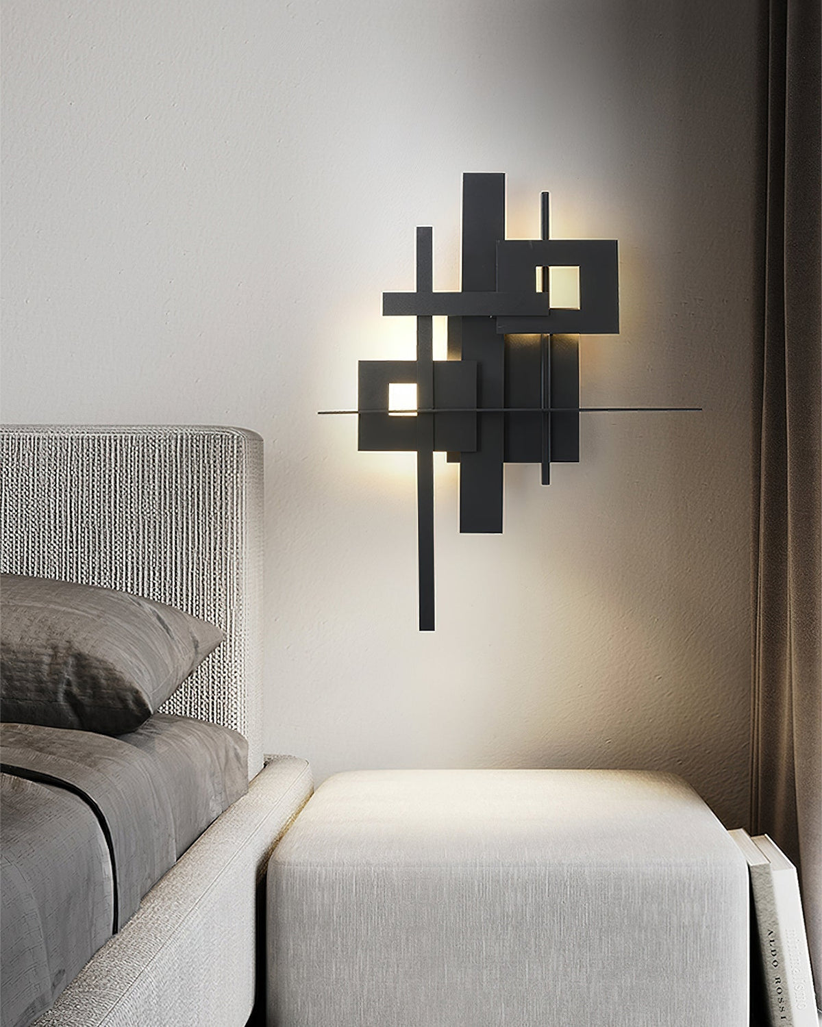Ishaaris individuell kreativ platt vägglampa