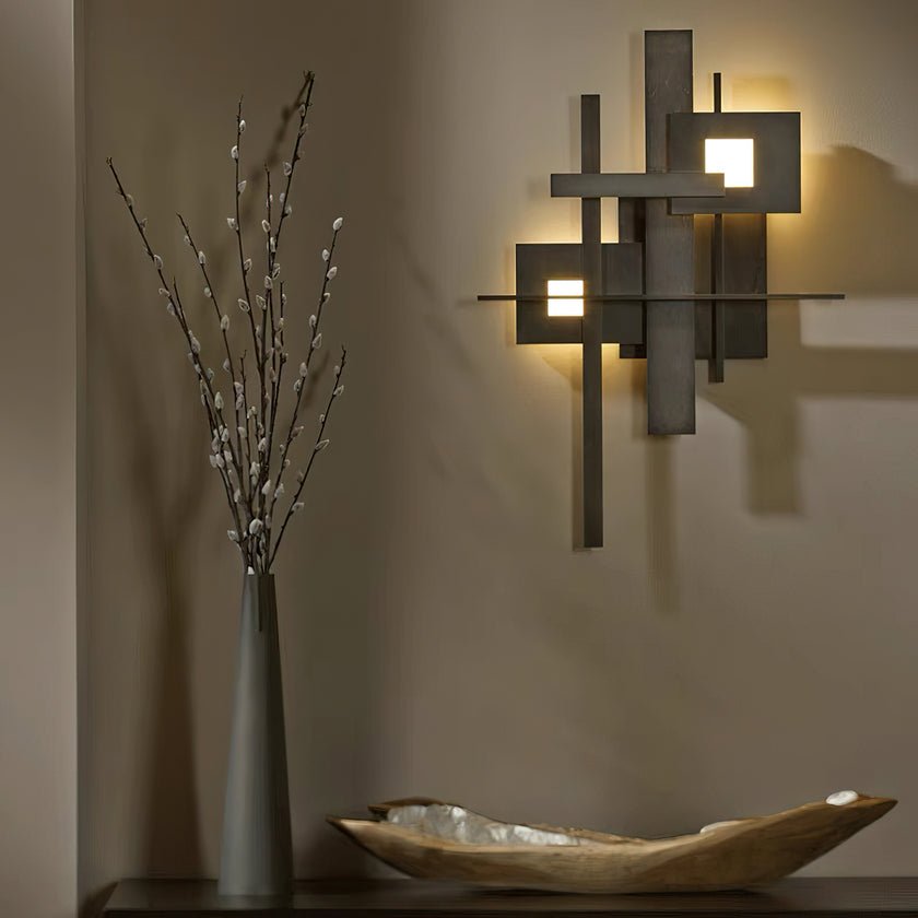 Ishaaris individuell kreativ platt vägglampa