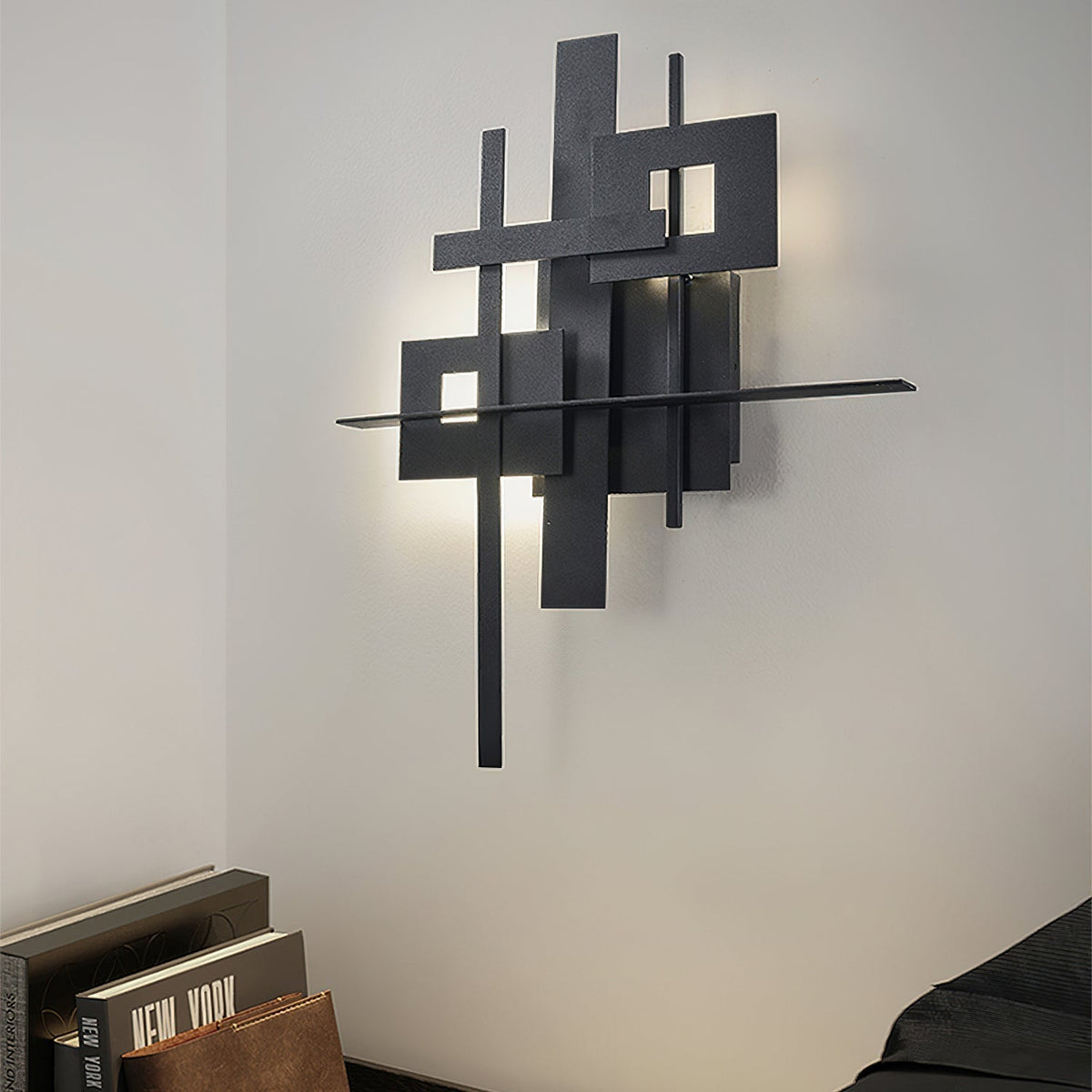 Ishaaris individuell kreativ platt vägglampa
