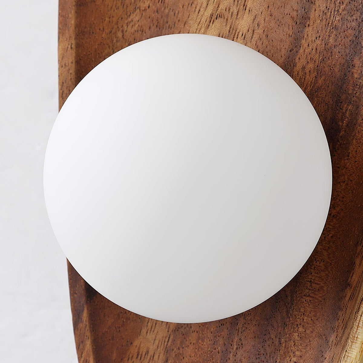 Sylaise moderne minimalistisk væglampe i træ og glas