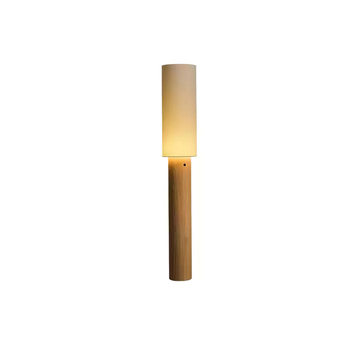 Uvynir cylindrisk golvlampa i trä