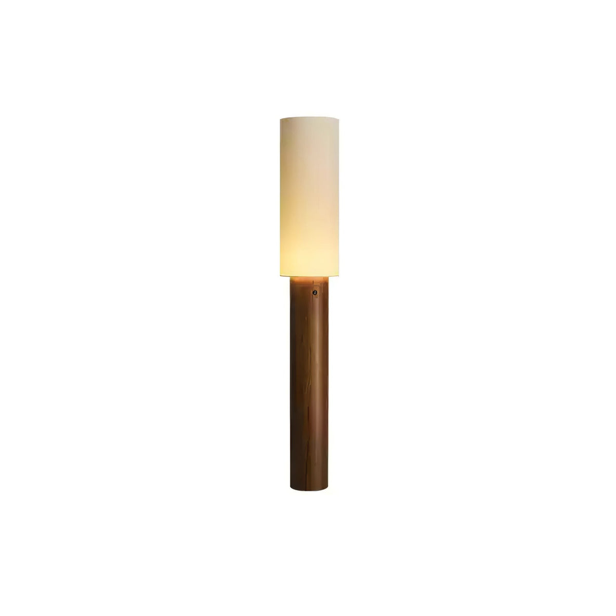 Uvynir cylindrisk golvlampa i trä