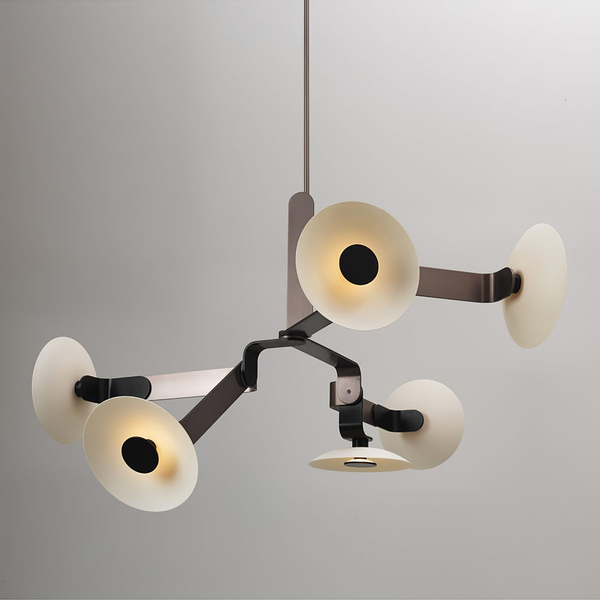 Candelabro castanho Veluira