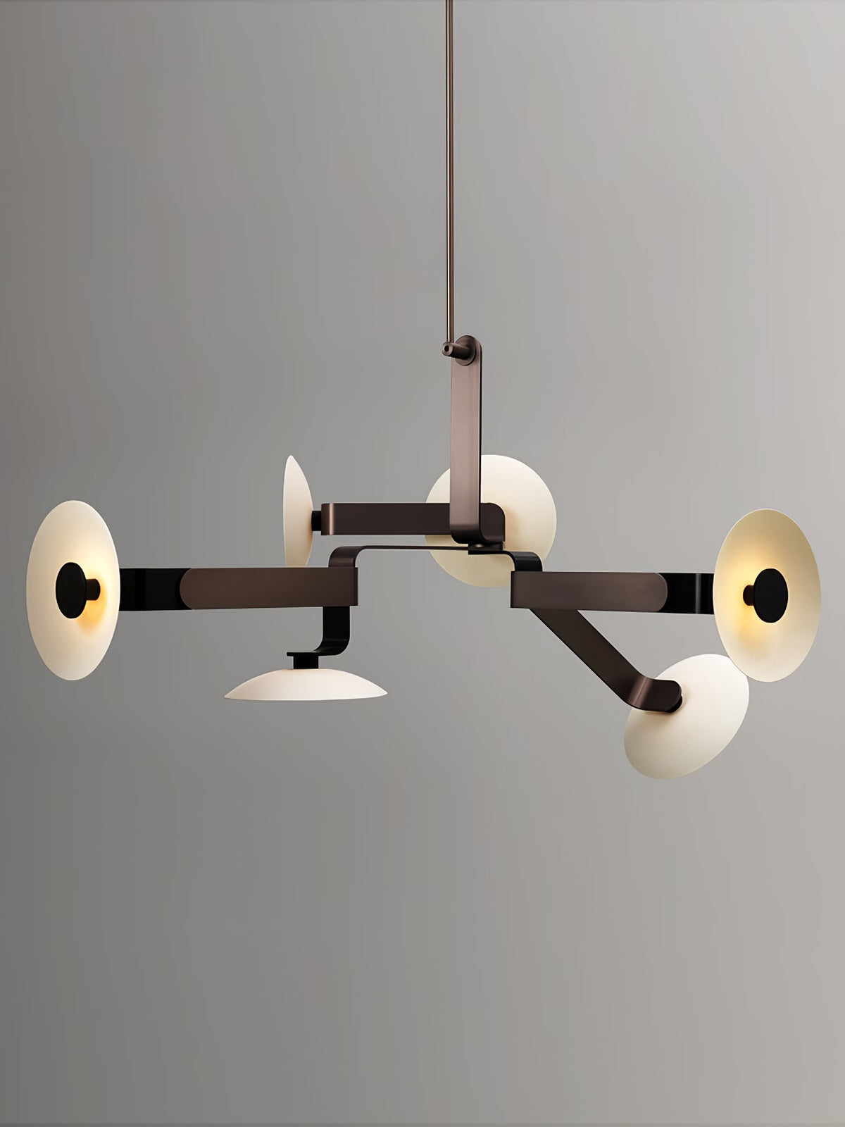 Candelabro castanho Veluira