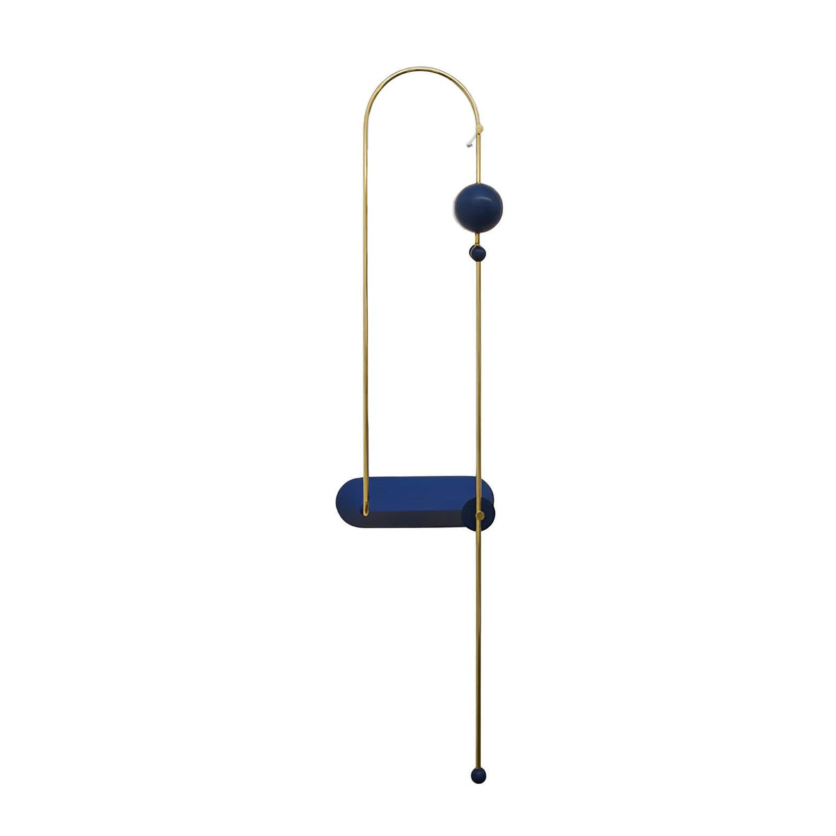 Curve Vägglampa med elektrisk krets