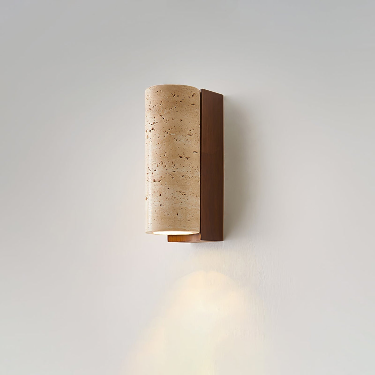 Nula Natural Travertine Wall Lamp