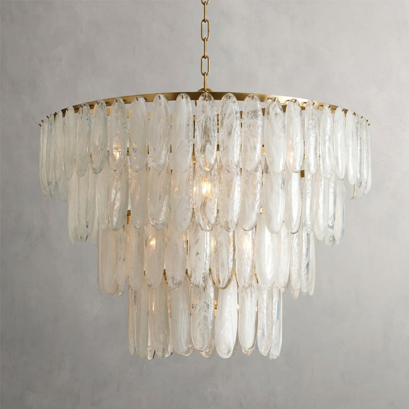 Lustre de vidro fosco Celuira