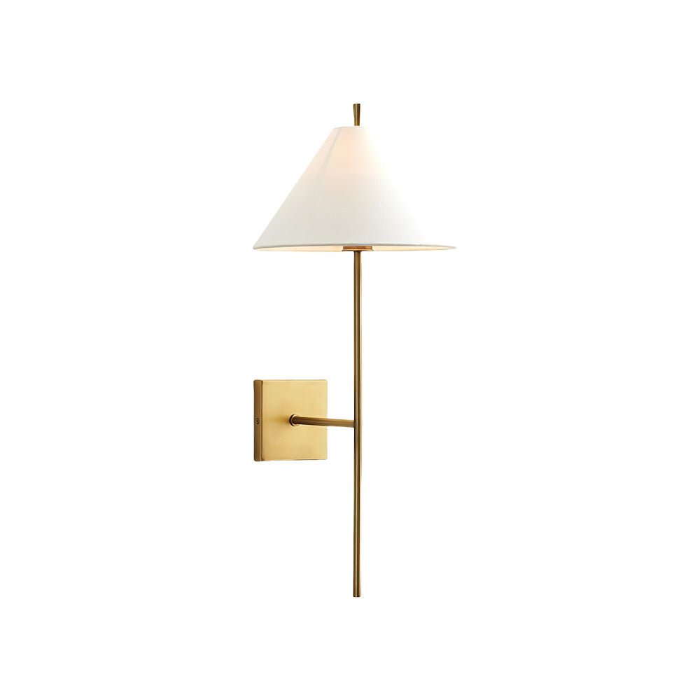 Luz de parede Teld vintage industrial em tecido