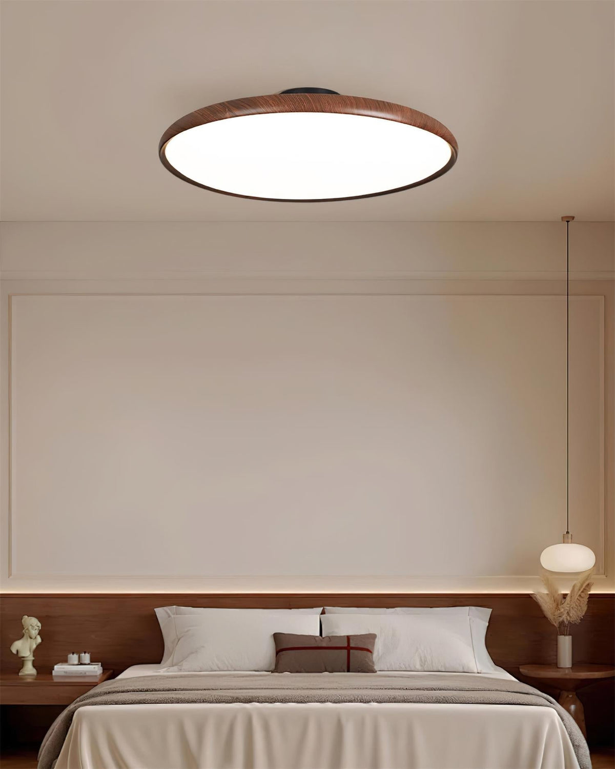 Aira Oval Semi-Flush Ceiling Light