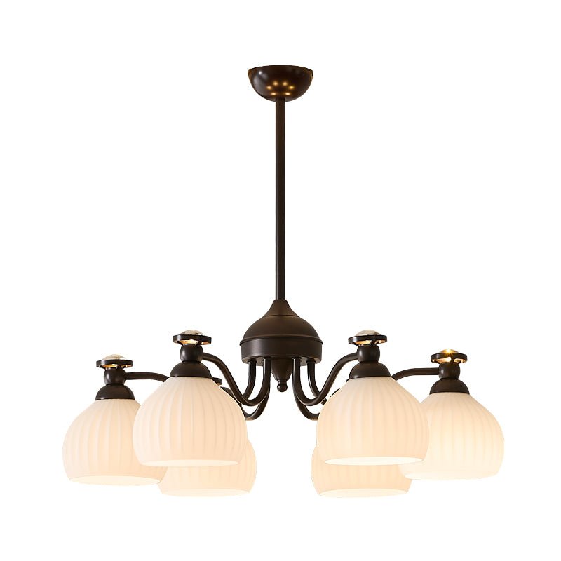 Calaeor premium elegant lysekrone i glas