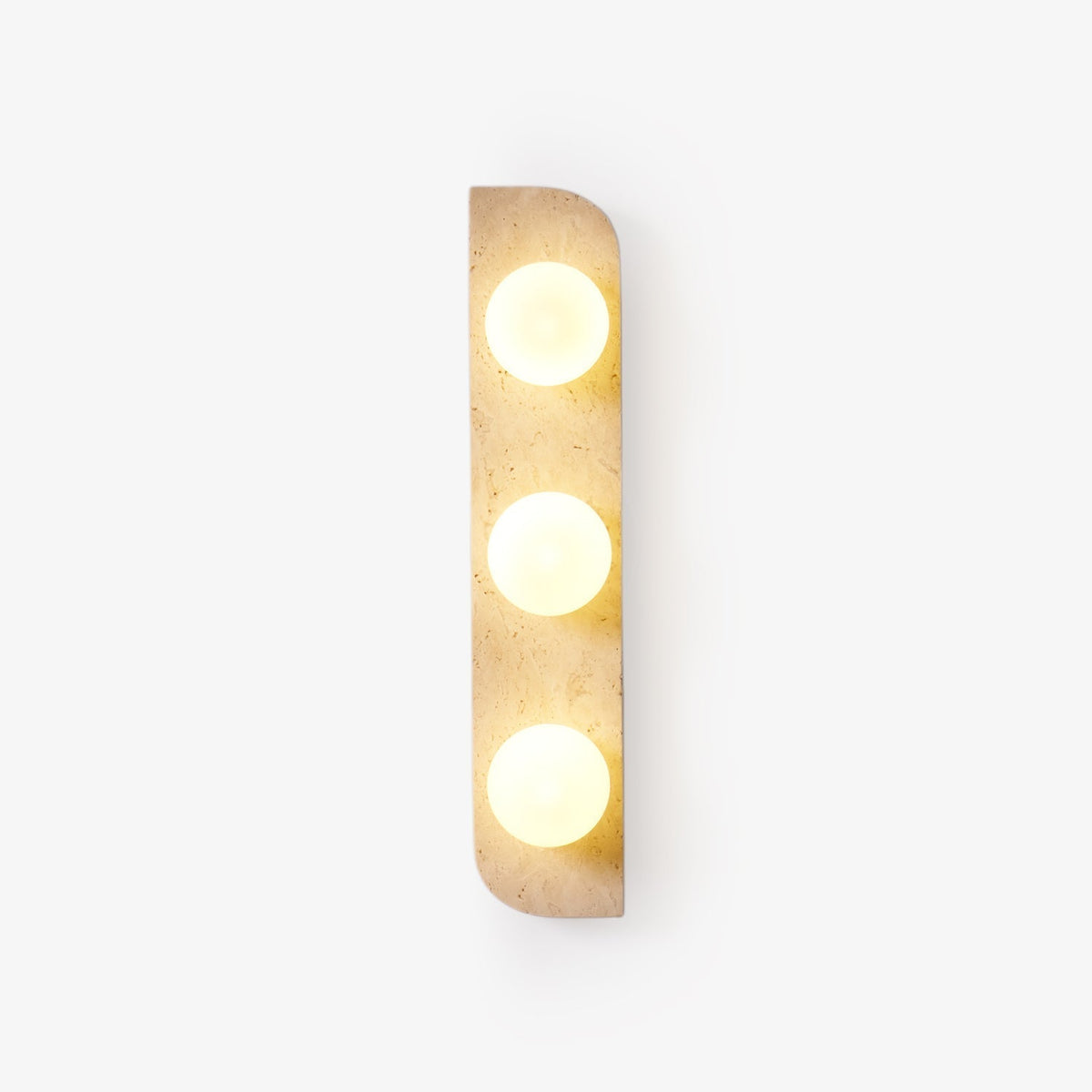 Taviniella minimalistisk vägglampa i travertin