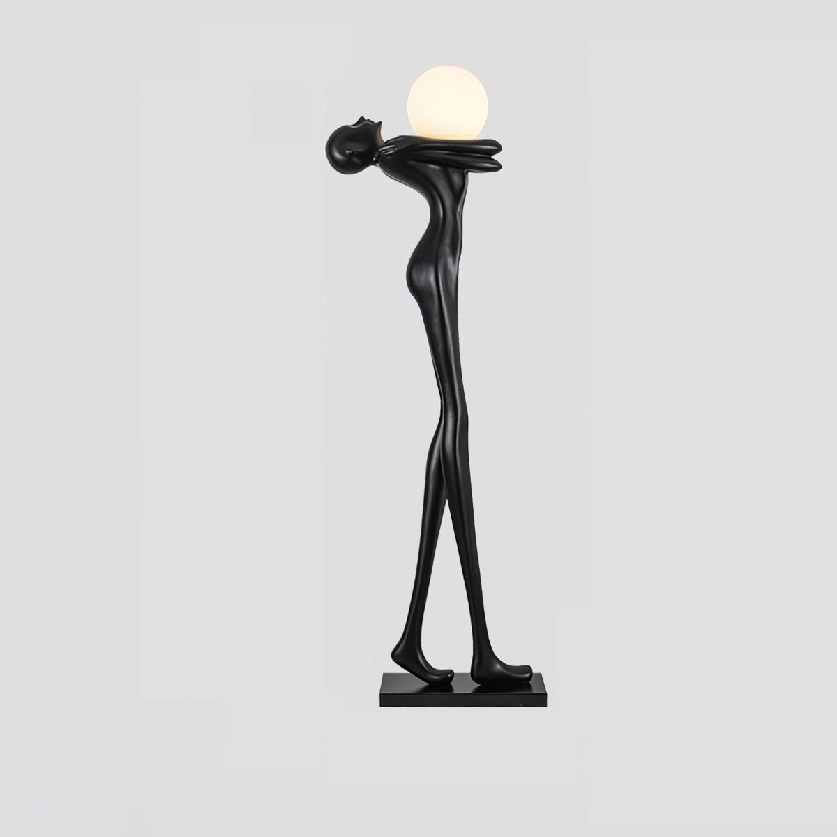 Ersolion skulpturel gulvlampe i glasfiber