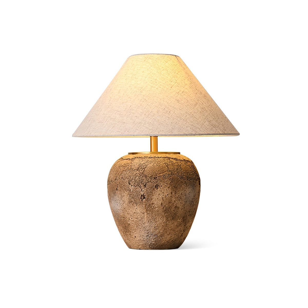Terrava rustik bordlampe i keramik