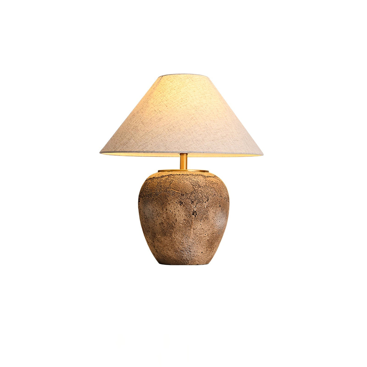 Terrava rustik bordlampe i keramik