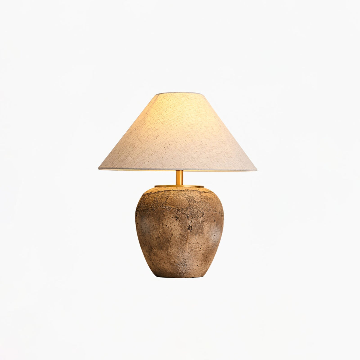 Terrava rustik bordlampe i keramik