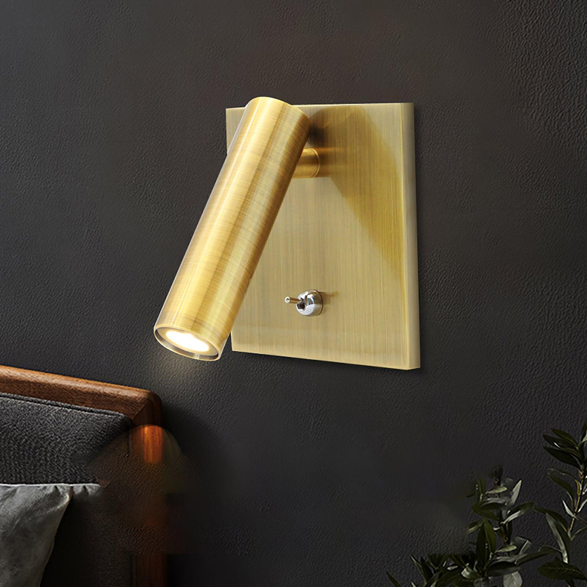Sae Modern Minimalist Switched Sconce Wall lamp