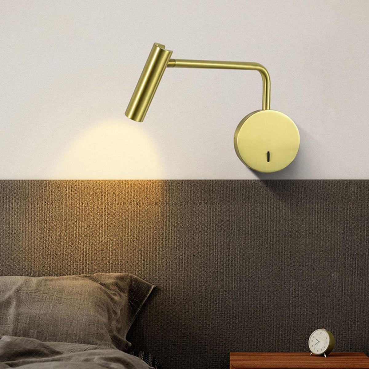 Kiroxen minimalistisk LED-væglampe med skive