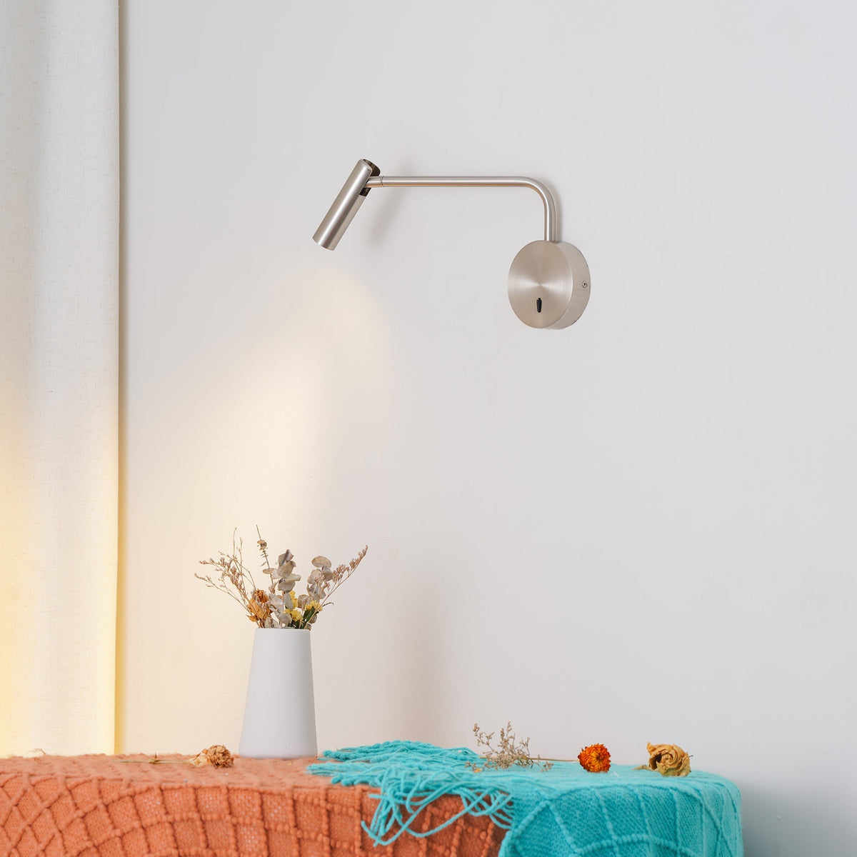 Kiroxen minimalistisk LED-væglampe med skive