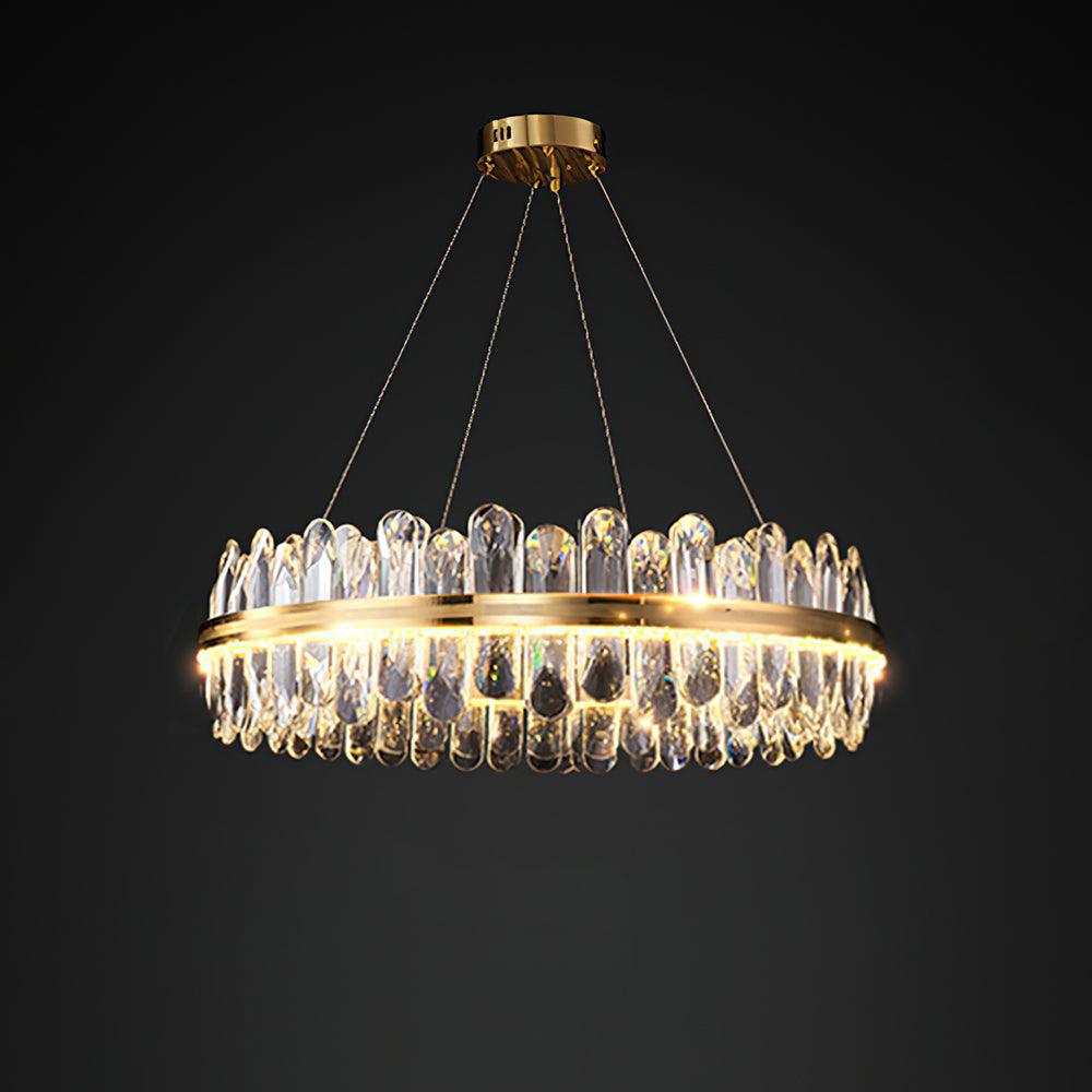 Candeeiro de teto luxuoso pós-moderno de cristal Xoriel