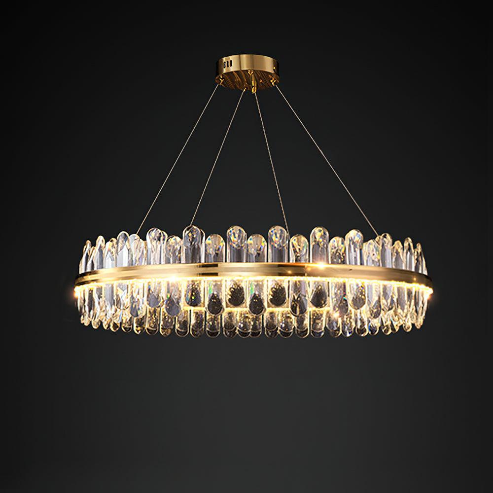 Candeeiro de teto luxuoso pós-moderno de cristal Xoriel