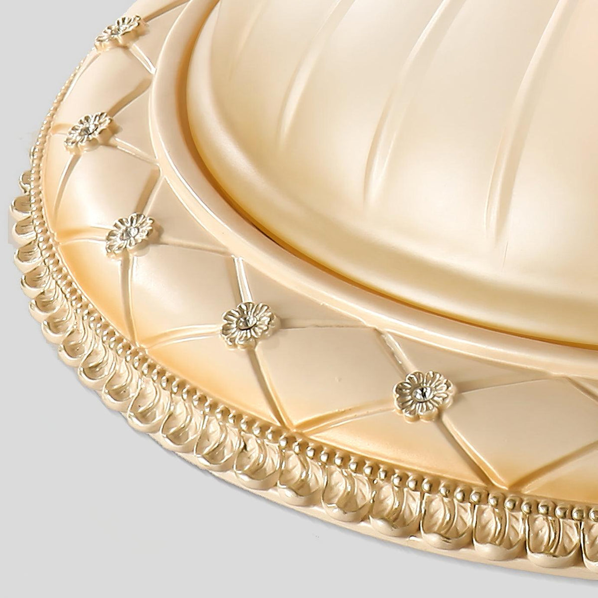 Cerlin Elegance vintage loftlampe i kunstharpiks og glas