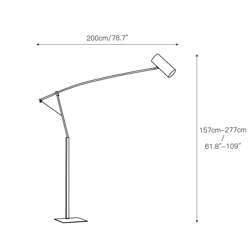 Rohe-gulvlampe