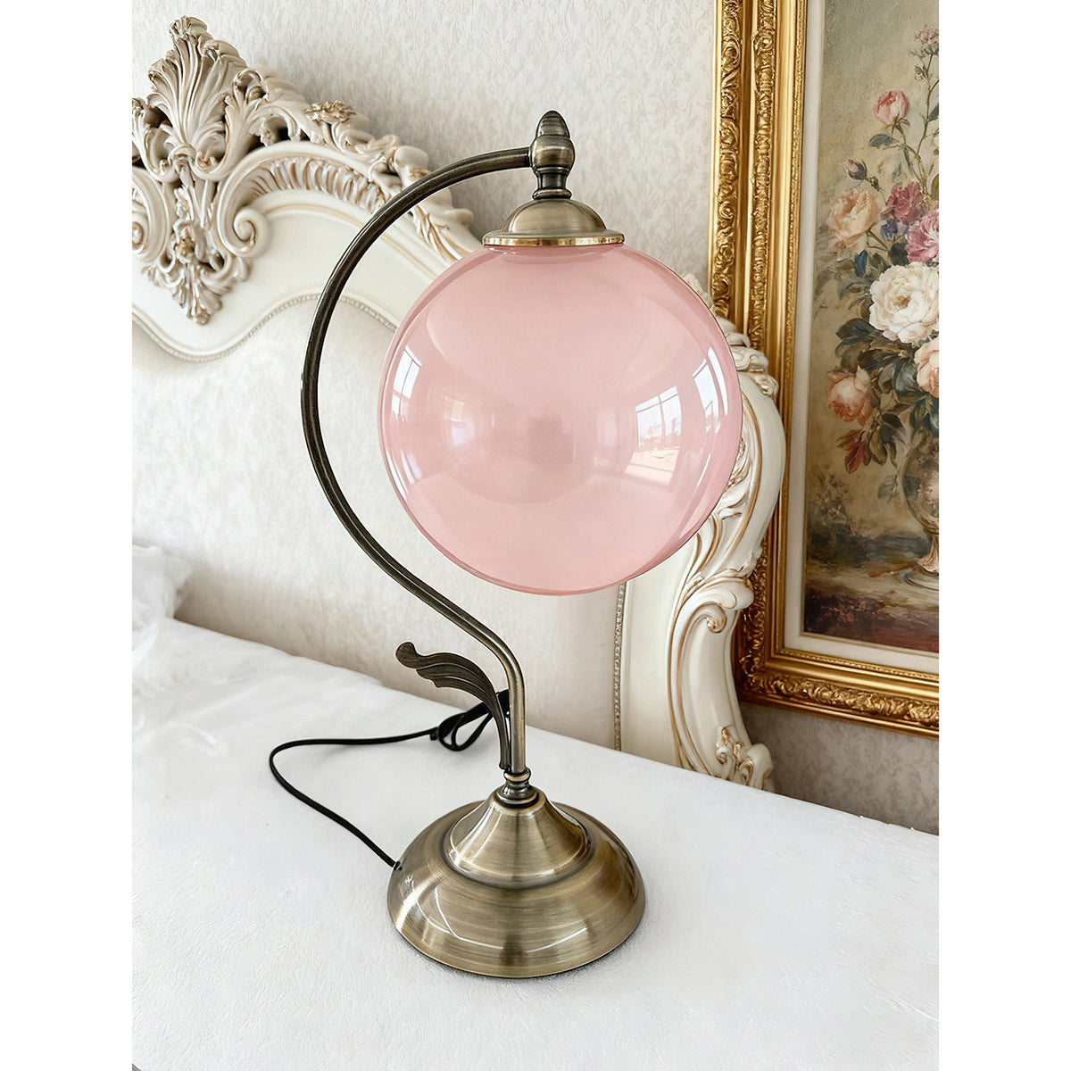 Alvora bordslampa i glas