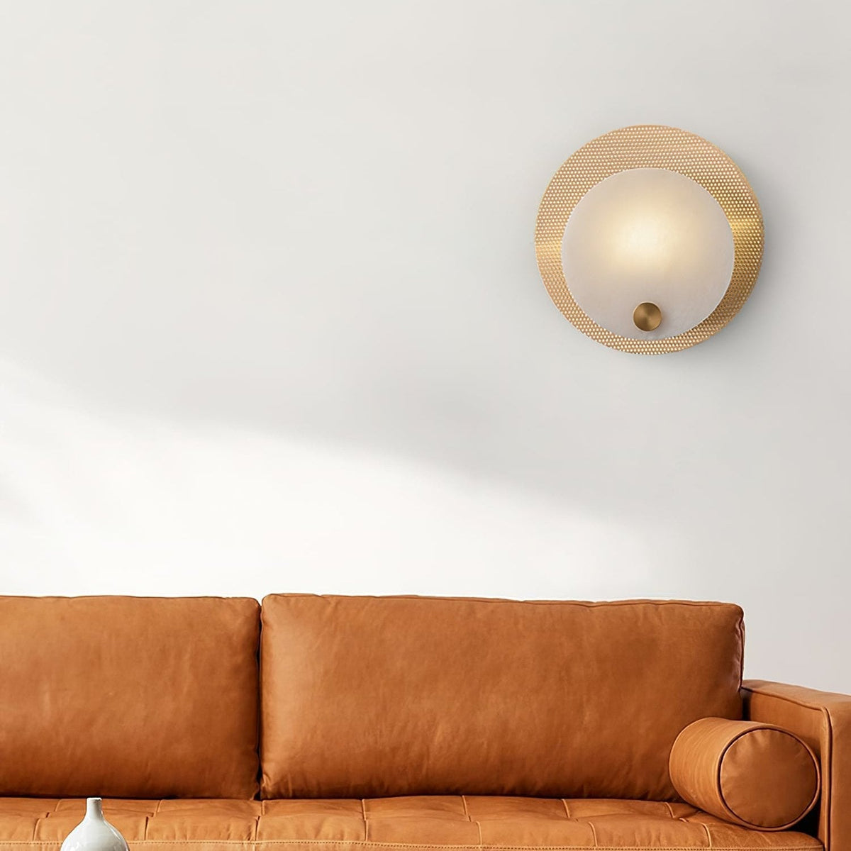 Ilzore Circular Glass Ceiling Light