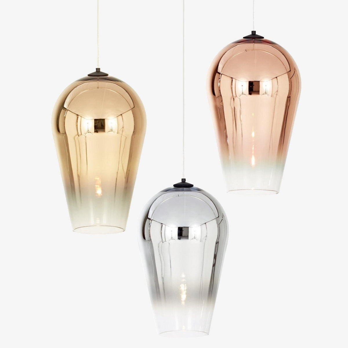 Adler modern pendellampa i glas