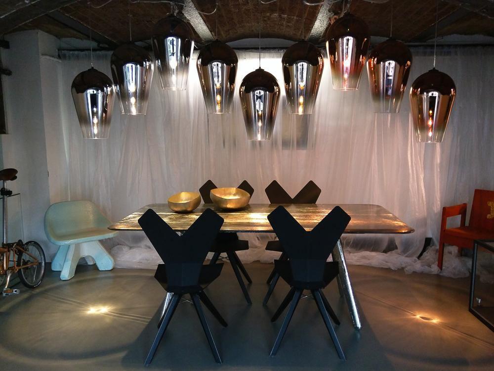 Adler modern pendellampa i glas