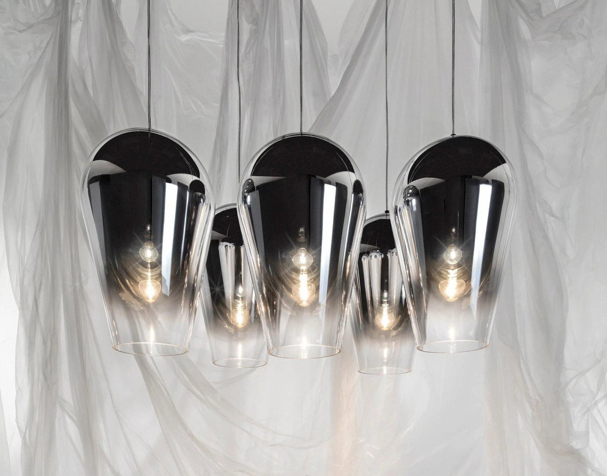 Adler modern pendellampa i glas