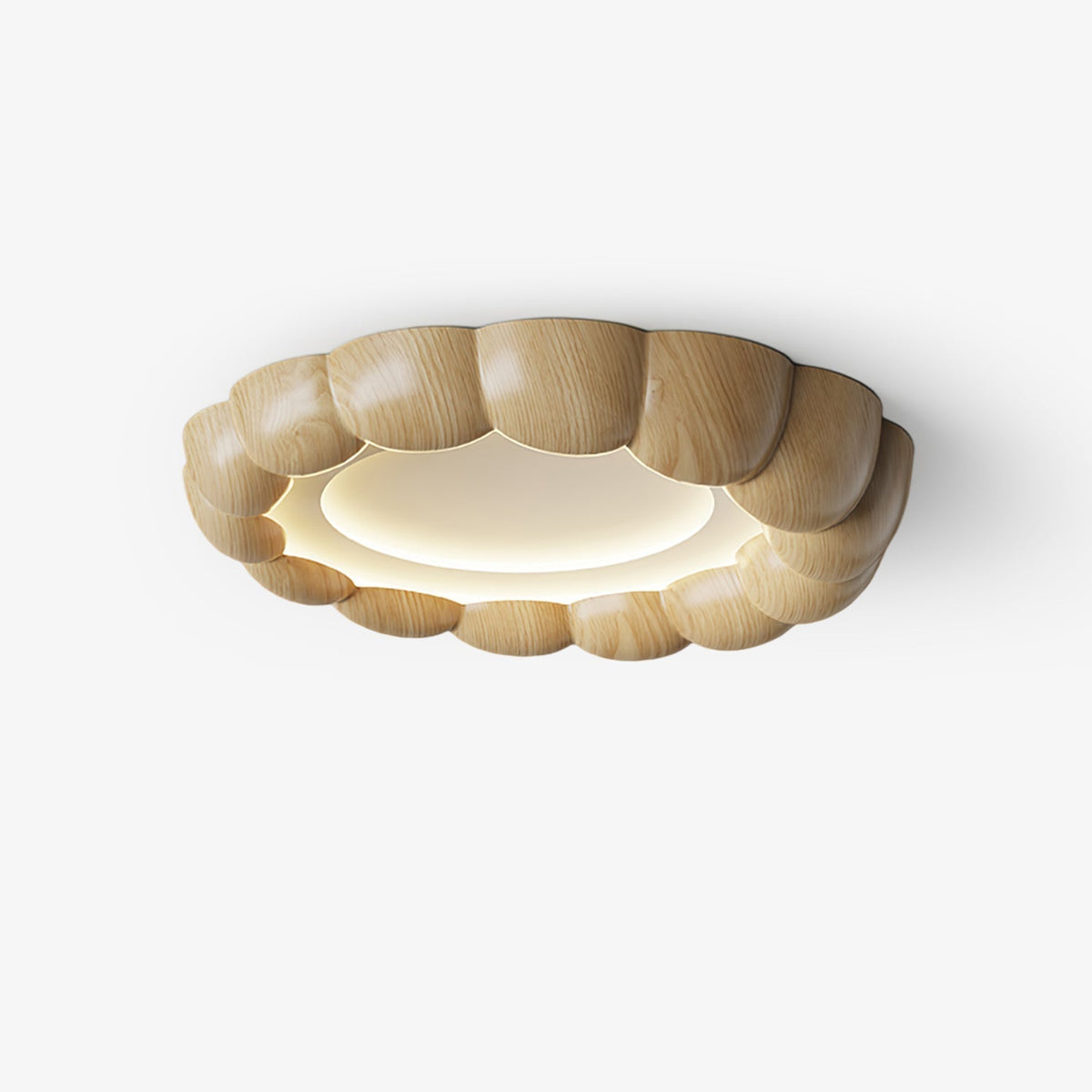 Candeeiro de teto de elegância tradicional com ondulações Eraeiel