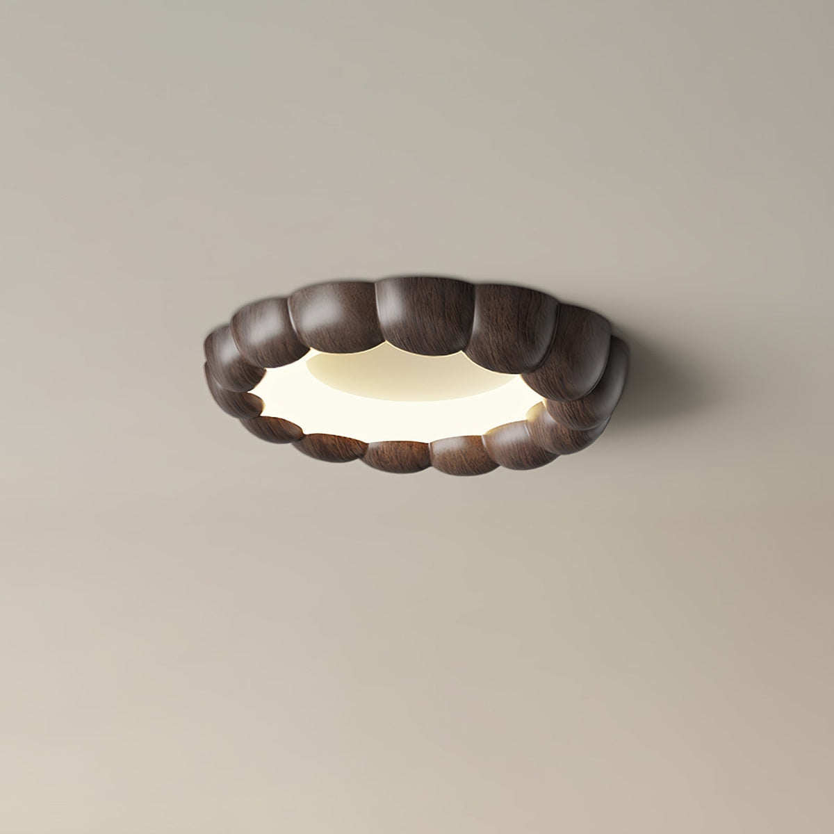 Candeeiro de teto de elegância tradicional com ondulações Eraeiel